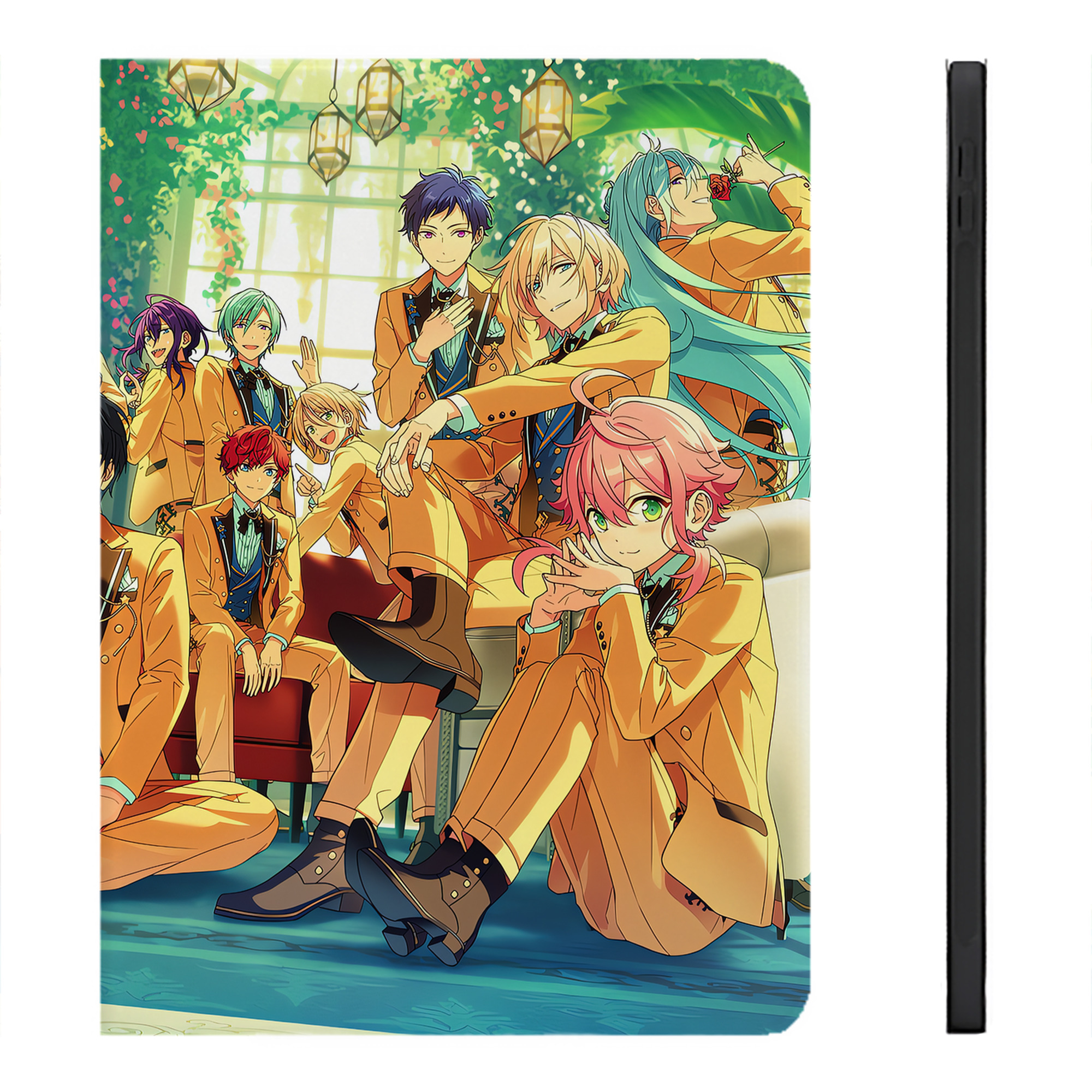 （画像用） あんさんぶるスターズ! Ensemble Stars IPadケース ペンホルダー付き ブックスタイルデザイン